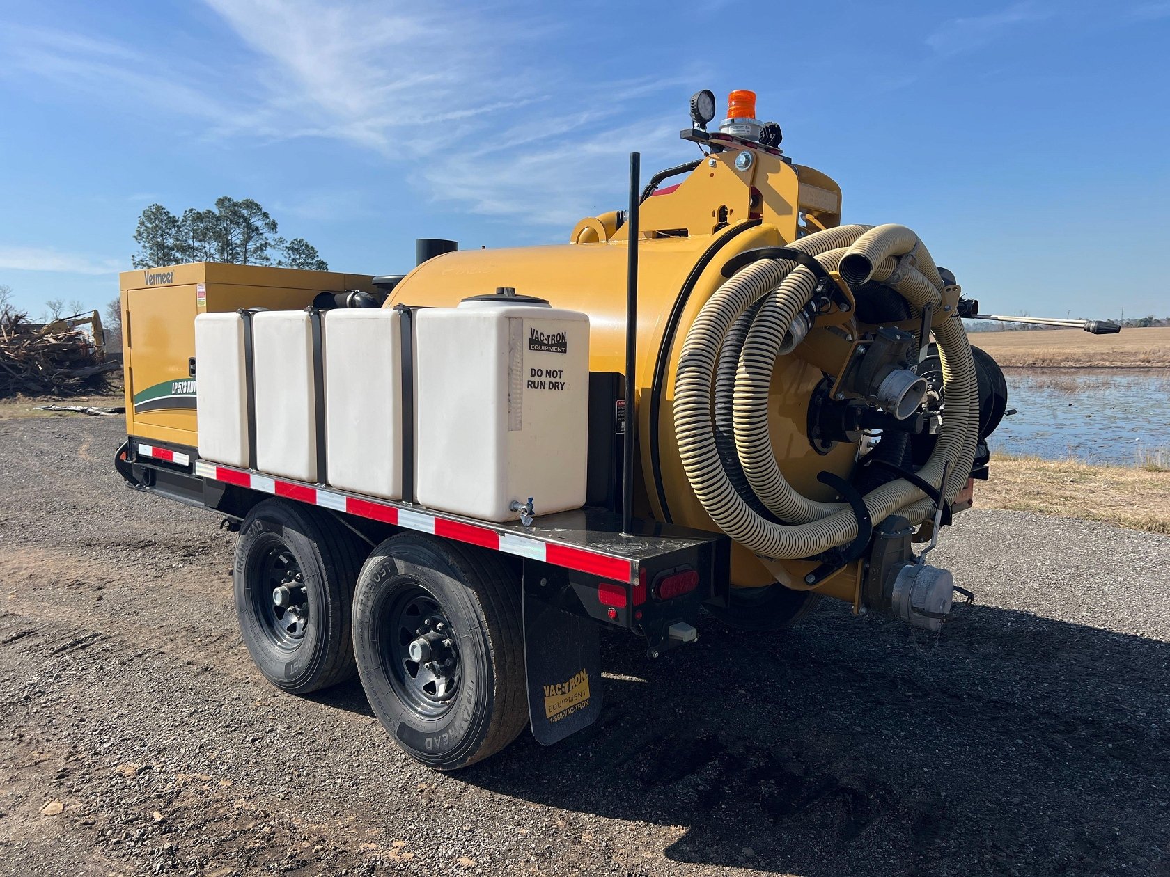 2021 VERMEER LP573XDT VACUUM TRAILER