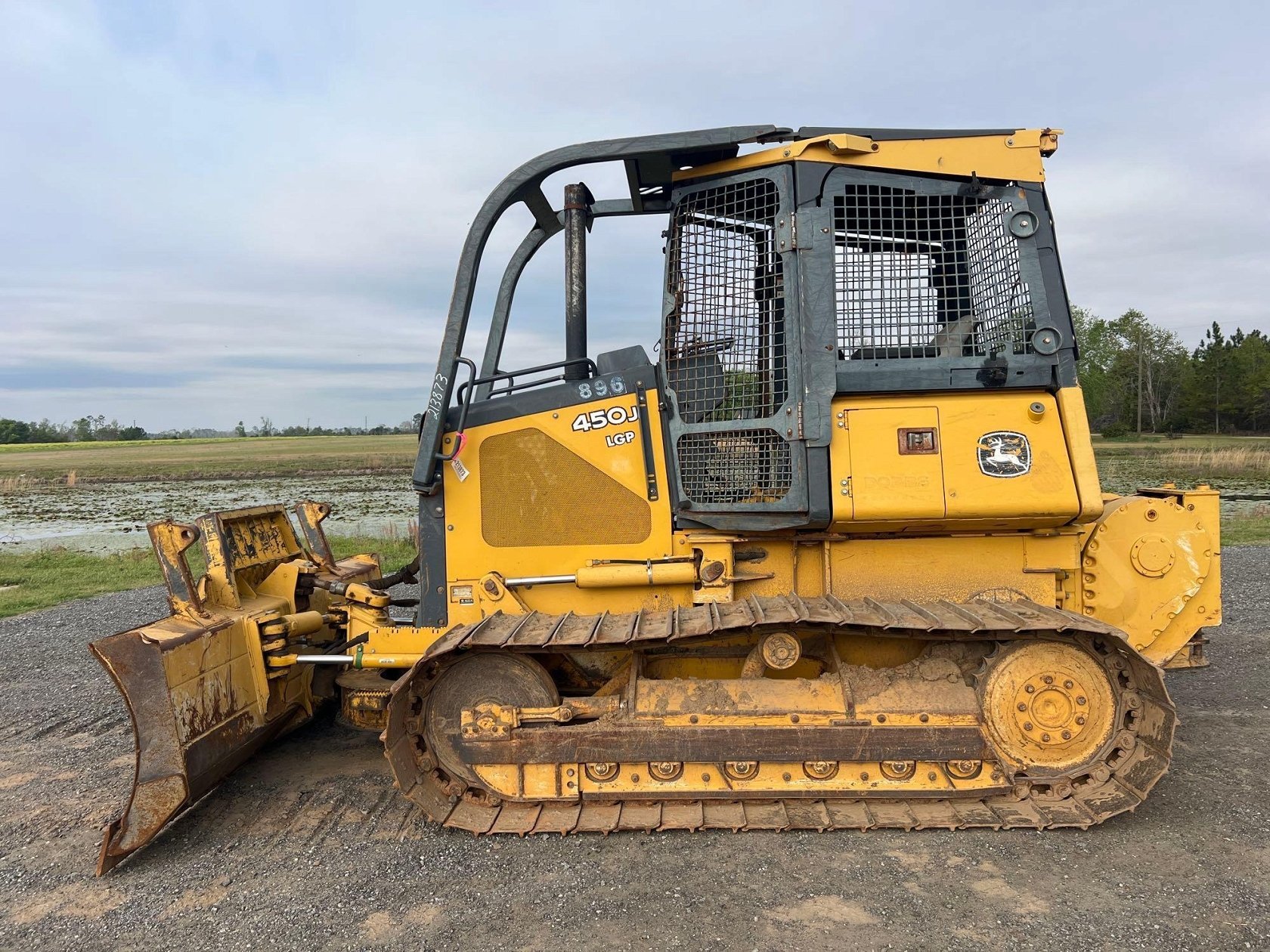 2007 JOHN DEERE 450J LGP CRAWLER DOZER